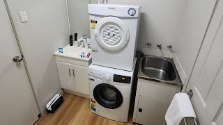 Using a Westinghouse EasyCare 300 Washing Machine amp a Fisher amp Paykel DE35F56A Tumble Dryer Part 1 [upl. by Adaran]