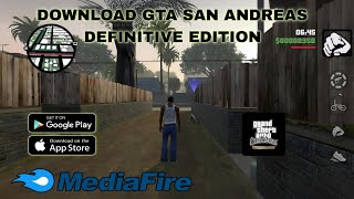 HOW TO DOWNLOAD  GTA SAN ANDREAS DEFINITIVE EDITION ON ANDROID  GTA SAN ANDREAS DOWNLOAD TUTORIAL [upl. by Chenay593]