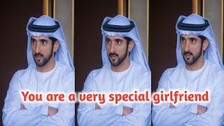 you are a very special girlfriend  sheikh hamdan poem crown prince hamdan fazza official fazza3 [upl. by Nyladnor]