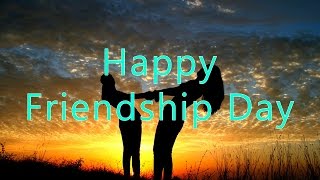 Happy Friendship Day wishes to Friend SMS Message Greetings Whatsapp Video [upl. by Zacharias]