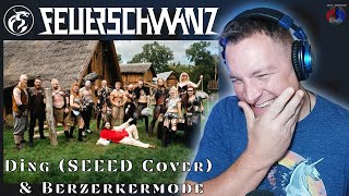 FEUERSCHWANZ  Ding SEEED Cover amp  Berzerkermode 🇩🇪 Music Video  DaneBramage Rocks Reacts [upl. by Fu]