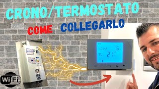 CRONOTERMOSTATO WIFI O TERMOSTATO  come si collega alla caldaia [upl. by Eppie]