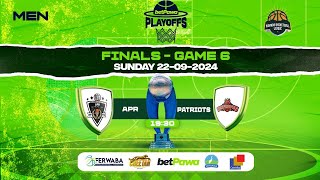 LIVE betPawaPlayoffs 2024 FINALS GAME 6  APR BBC vs PATRIOTS BBC [upl. by Ahsenak]