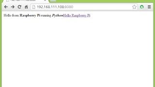 Create a simple custom HTTPServer with Python on Raspberry Pi [upl. by Lledraw]