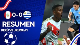 Perú SORPRENDE a Uruguay en Eliminatorias Mundialistas [upl. by Illac]