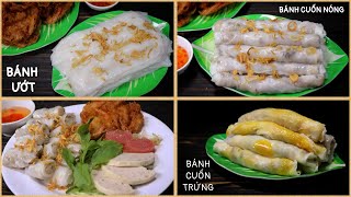 Chia Sẻ Cách Pha Bột Làm Bánh Ướt  Bánh Cuốn  Bánh Cuốn Trứng Và Cách Pha Nước Mắm Ngon Để Mở Quán [upl. by Itsim]