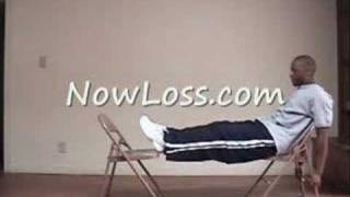 Lower Ab Exercise You Can Do At Home w 2 chairs [upl. by Braun]