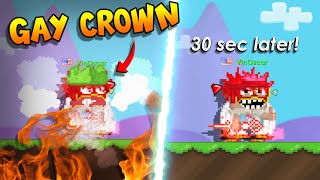 How To Remove The Annoying Crown In Growtopia Life Hacks [upl. by Selhorst708]