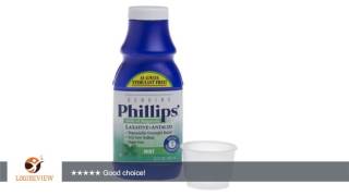 Phillips Milk of Magnesia Laxative Antacid Mint 12 Ounces  ReviewTest [upl. by Lezti]