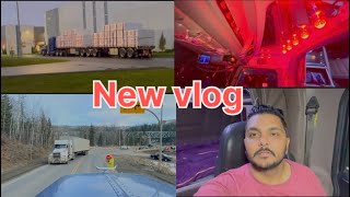 LIFE OF TRUCKERS IN CANADA 🇨🇦 viralvideo indiantruckinglife tranding trevelvlogs india trucker [upl. by Ener486]