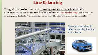 Process selection and facility layout Part 4 Intro Line Balancing [upl. by Stephens]