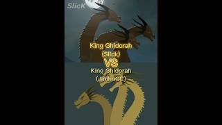 Slick King Ghidorah Vs JimboCC King Ghidorah kingghidorah monsterverse slick4785jimbocc1291 [upl. by Ahsilyt]