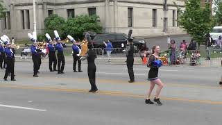 Hampton High School Marching Band at the 2024 Pegasus Parade [upl. by Hogg]