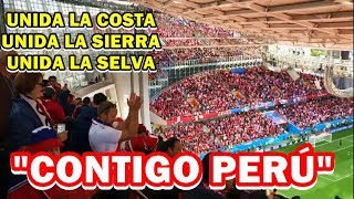 ¡Emocionante el quotCONTIGO PERÚquot antes del partido con Francia¡Arriba Perú Carajo [upl. by Celisse]