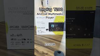 Unplug T200 2 32 GB Android Player Multimedia Car Player 🚗 👌🏼 car unplugcarplayersmartplayer [upl. by Ennayelhsa]