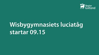 Wisbygymnasiets luciatåg 2023 [upl. by Cutler570]