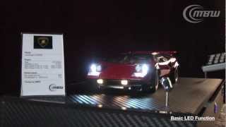 Lamborghni Countach LP500S Kyosho 118 Diecast LED tuning Ver 1 [upl. by Aguie]