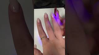 Hard structured gel almond dual form nail extension application nails [upl. by Steffy]