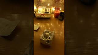 • Unboxing mini lamp • 🪐💫🕯️📚 • kitoblar uchun mitti lampa • 🌷 [upl. by Alphonsine]