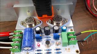 Class A amplifier kit  fixing the distortion problem [upl. by Yuzik]