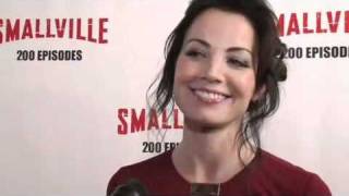 Smallville  Erica Durance  200th Episode Party [upl. by Nylcoj]