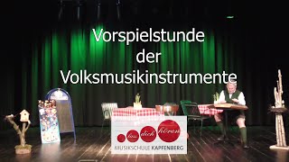 Vorspielstunde der Volksmusikinstrumente [upl. by Dowlen]