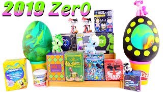 NEW DCTC ZerO PlayDoh Surprise Eggs Opening TokiDoki Kidrobot Disney Simpsons Spongebob [upl. by Dorinda]