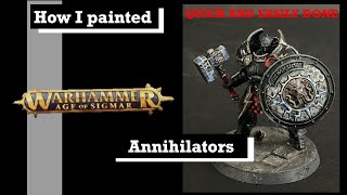 How to Paint Stormcast Eternals Annihilators [upl. by Eile666]