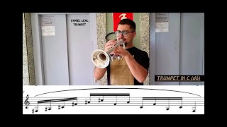 Lip Flexibility  Trumpet Exercises  Daniel Leal Trumpet [upl. by Amedeo]