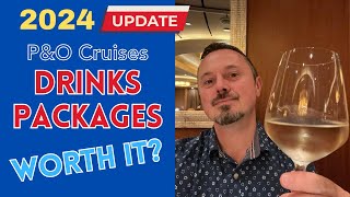 PampO Cruises Drinks Package 2024  most up to date menus and prices [upl. by Odlanyar]