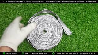 Silver Military Braid Wholesale Silver Mylar Braid Suppliers Pakistan Bullion Wire Braid Wholesale [upl. by Dolf832]