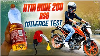 KTM DUKE 200 BSVI  MILEAGE TEST  TELUGU MOTOVLOGS [upl. by Nitniuq]