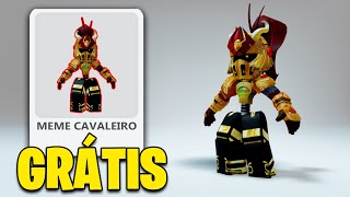 COMO FAZER SKIN MEME CAVALEIRO GRATIS NO ROBLOX [upl. by Aimak]