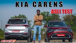 Kia Carens Asli Test  All Details [upl. by Ravaj]