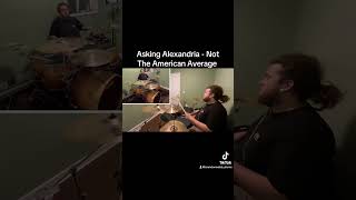 Asking Alexandria  Not The American Average Drum Cover drummer metalcore drumcover onetake [upl. by Hpesojnhoj]