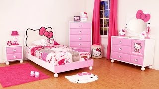 Bedroom design idea Hello Kitty Themes For Kids [upl. by Lynelle]