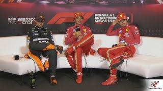 Post Race Press Conference Mexico City Grand Prix 2024 [upl. by Engle900]