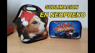 Tutorial Sublimación sobre Neopreno [upl. by Atiekram461]