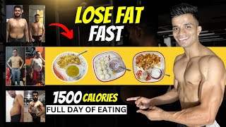 STRICT 1500 Calories Diet For FASTER FAT LOSS  Full Day Of Eating [upl. by Modla610]