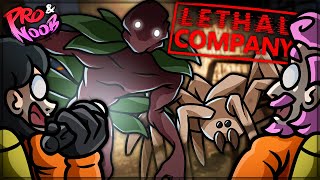 I WANT TO CRY  Pro and Noob VS Lethal Company Why Would You Do This Patrons [upl. by Urbain781]