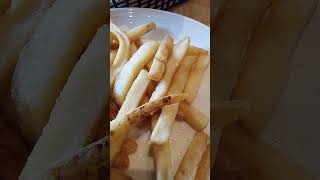 Carrabbas fries food foodie eating vegan veganlife [upl. by Levania680]