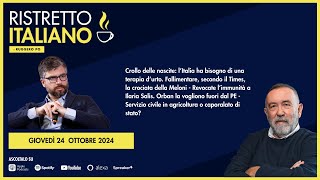 Ristretto Italiano  24 ottobre 2024 [upl. by Lathan]