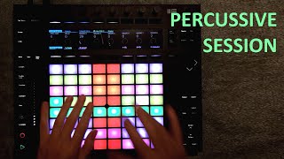 Percussionist Performance on Ableton Push 2 Drum Rack to download [upl. by Acinej]