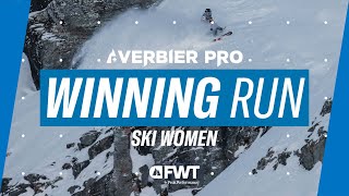 Zuzanna Witych I Ski Women Winning Run I 2024 Verbier Pro [upl. by Enelam]