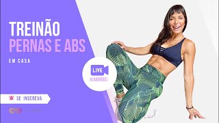 🔴 Treino AO VIVO pernas e barriga Carol Borba [upl. by Clementia962]