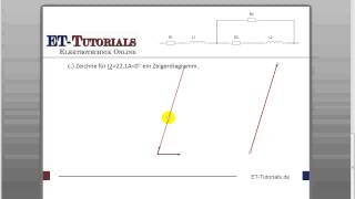 Zeigerdiagramm für die Wechselspannungsaufgabe [upl. by Ettezoj415]