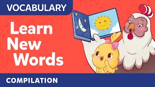 New Vocabulary Worlds for Babies in English and Spanish with music  Learn with Canticos [upl. by Osnofledi540]