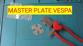 MASTER PLATE VESPA CARA PENGGUNAAN NYA [upl. by Ahsurej]