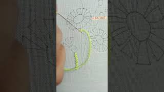 Palestrina Stitch embroiderystitches handembroideryforbeginners handembroiderytutorial [upl. by Gilbert999]