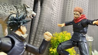 呪術廻戦 stop motion 伏黒恵 VS 宿儺 husiguro sukuna Jujutsu Kaisen [upl. by Trelu856]